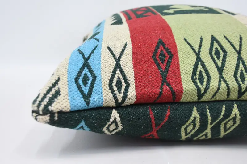Cushion Cover, 20x28 Brown Cushion Case, Boho Pillow Sham Cover, Kilim Cushion Sham, Decorative Throw Pillow Sham, Gift Pillow, Farmhouse Pillow - 5