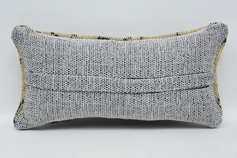 8x16 Beige Pillow Case, Pillow for Sofa, Car Cushion Case, Outdoor Bolster Pillow Case, Pillow Cover, Ethnical Kilim Rug Pillow, Vintage Pillow - 6
