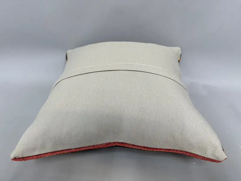 Pillow Cover, Boho Pillow, Muted Pillow, Chair Pillow Case, 18x18 Red Cushion Cover, Pet Pillow Sham, Turkish Pillow, Home Decor Pillow - 7