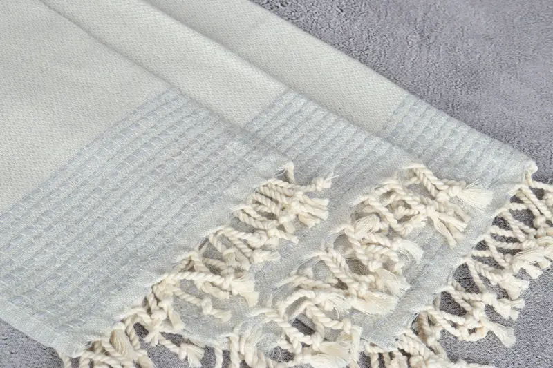 Wedding Favors, Personalized Gifts, Personalized Kitchen Towel, Wedding Gift For Bride, Monogrammed Turkish Towel, 40x20 Cotton Striped Towel - 5