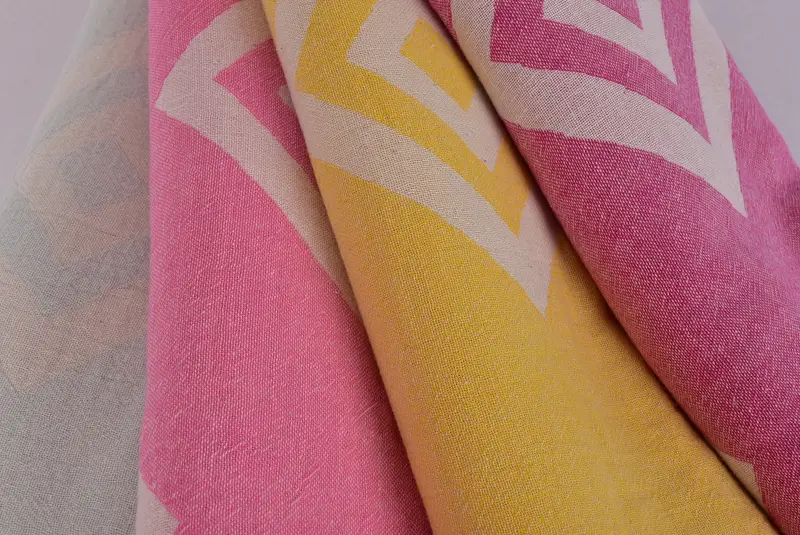 Turkish towel, Yoga Towel, Embroidered Towel, Halloween Bachelorette Party Favors, 70x36 Cotton Geometric Towel, Birthday Gift, Personalized Towel - 5