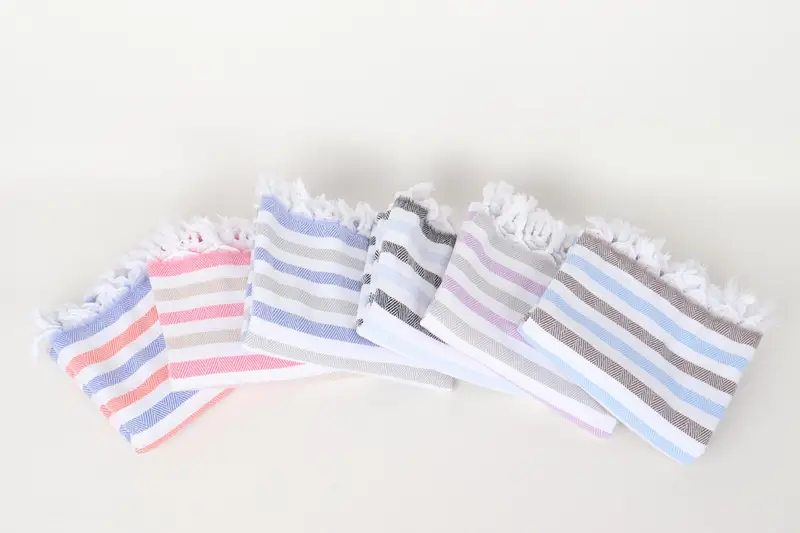 Grandma Gift, Personalized Wedding Gift, Bath towel, Organic Towel, Yoga Towel, Turkish towel, Monogrammed Turkish Towel, 64x40 Cotton Striped Towel - 3