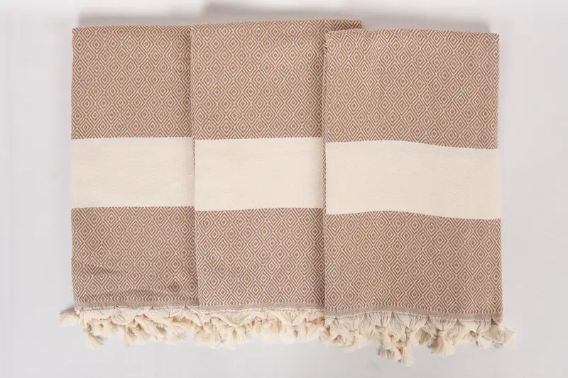 70x40 Cotton Diamond Towel, Family Gift, Custom Gift, Personalized Wedding Gift, Turkish Towel USA, Turkish towel bulk order for wedding gifts - 7