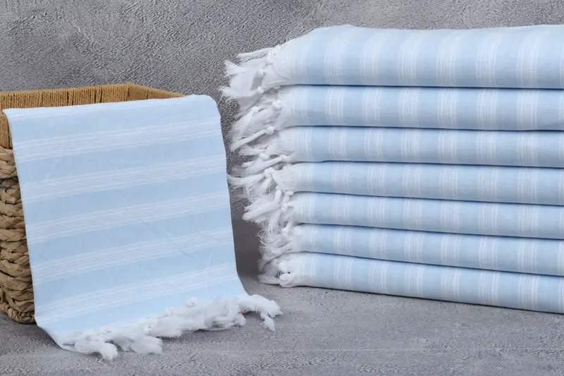 Personalized Gift, Summer Towel, Beach towel, Quick-dry peshtemal, Merry Christmas Gifts, Pool Towels, 70x40 Cotton Striped Towel, Beach Size Towel - 3