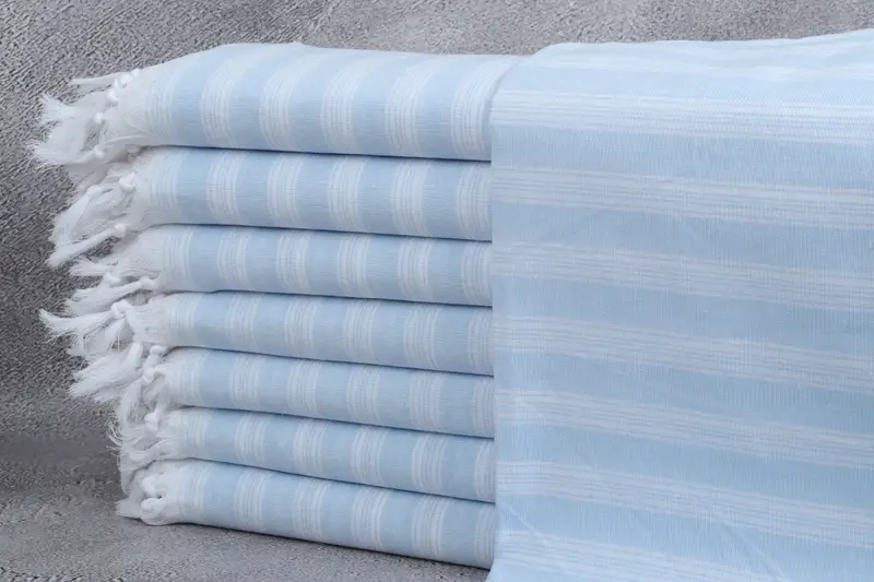 Personalized Gift, Summer Towel, Beach towel, Quick-dry peshtemal, Merry Christmas Gifts, Pool Towels, 70x40 Cotton Striped Towel, Beach Size Towel - 1