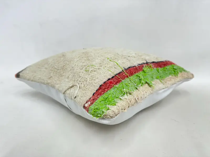 Ethnic Pillow Cover Cushion Case, Interior Designer Pillow, 16x16 Beige Cushion Cover, Turkish Pillow, Kilim Cushion Sham, Pillow Case - 6