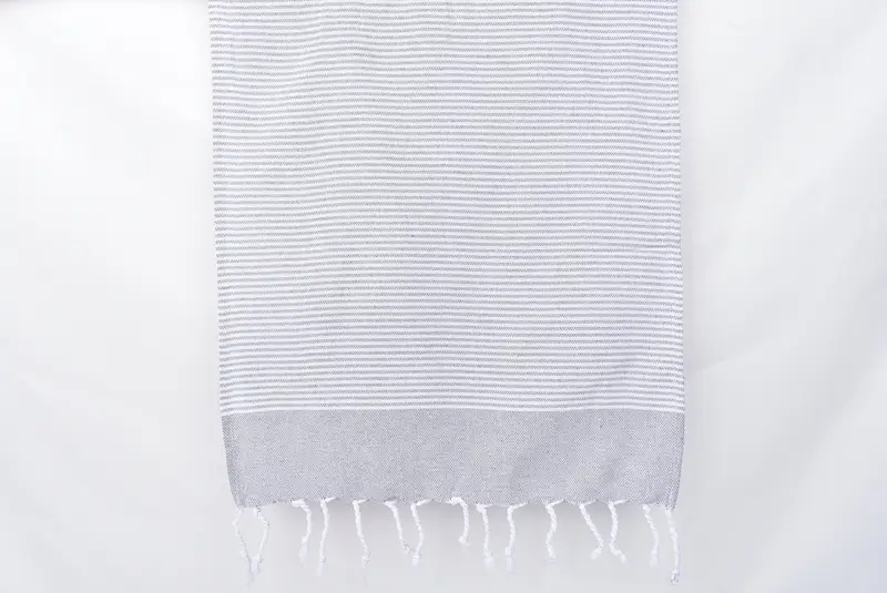 Turkish Towel Hand Towel, 40x18 Cotton Striped Towel, Bridal Shower Gift, Handmade Gift, Kitchen Towel, Personalized Gifts, Monogram Tea Towel - 8