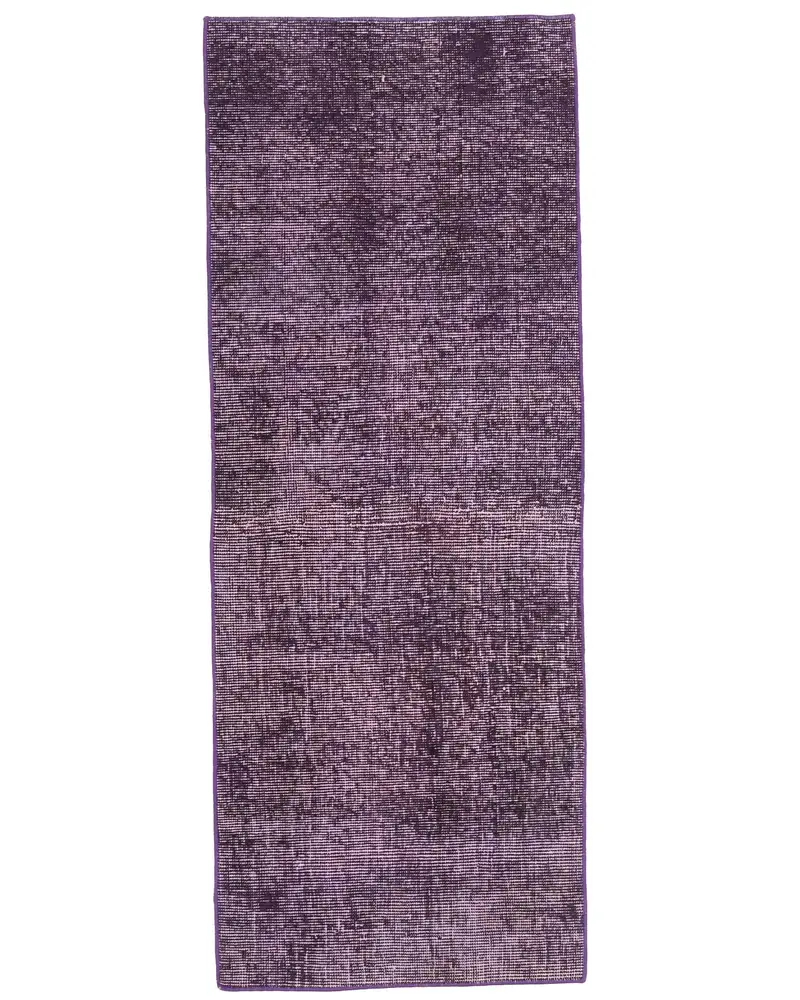 Lila Ombré-Teppich, 1,8 x 4,7 Fuß, schickes, modernes Dekor