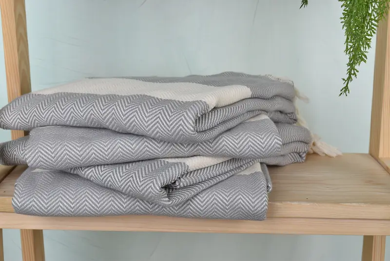 Yoga havlu, Türk havlu plajı, monogram plaj havlu, 70x40 pamuklu balıksırtı havlu, gelin duş hediyesi, gelin için hediye, Türk havlu plaj havlu - 7