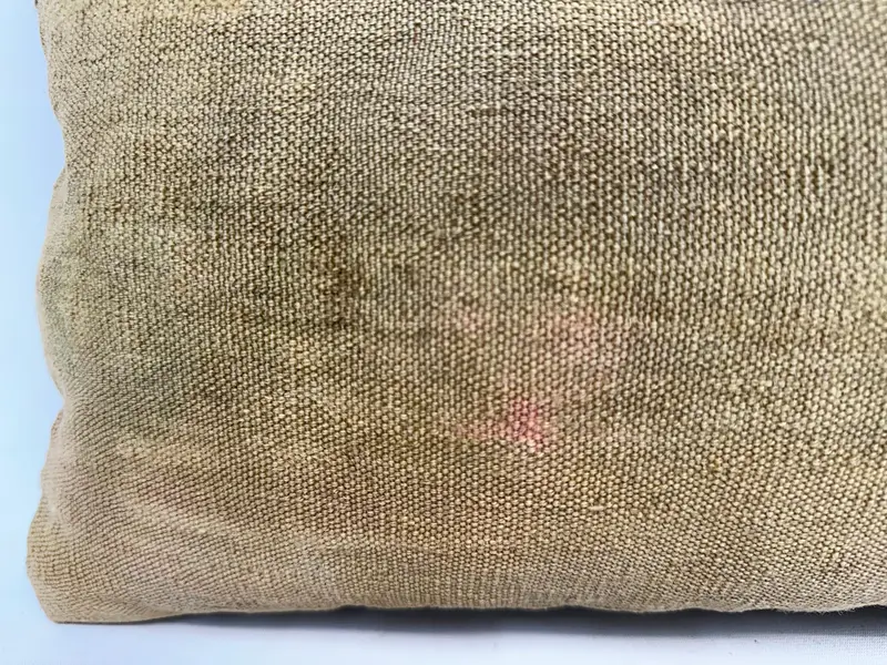Authentic Pillow Cover, Home Decor Pillow, Vintage Pillow, Turkish Kilim Pillow, Bolster Throw Cushion Case, Pillow Cover, 12x20 Beige Pillow Sham - 2