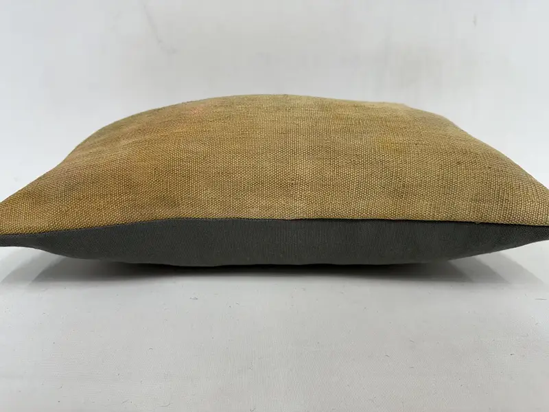 Authentic Pillow Cover, Home Decor Pillow, Vintage Pillow, Turkish Kilim Pillow, Bolster Throw Cushion Case, Pillow Cover, 12x20 Beige Pillow Sham - 5