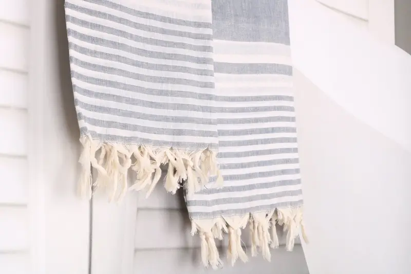 Home Decor Towel, Quick-Dry Beach Towel, Turkish Bath Towel Set, Large Turkish Towel, 70x40 Cotton Striped Towel, Summer Towel, Lightweight towel - 8