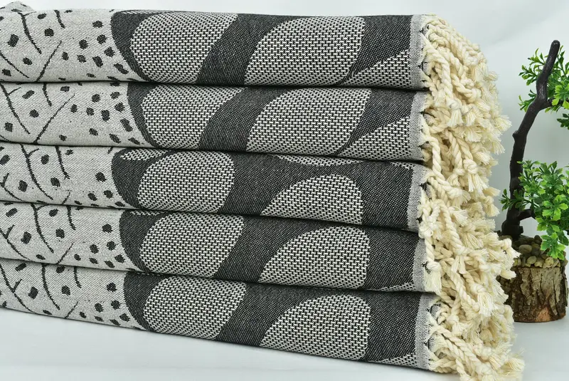 Fouta towel, Handmade Turkish Towel, Bachelor Bachelorette Party Favors, 70x40 Cotton Whale Design Towel, Best Friend Gift Ideas, Custom Towel - 5
