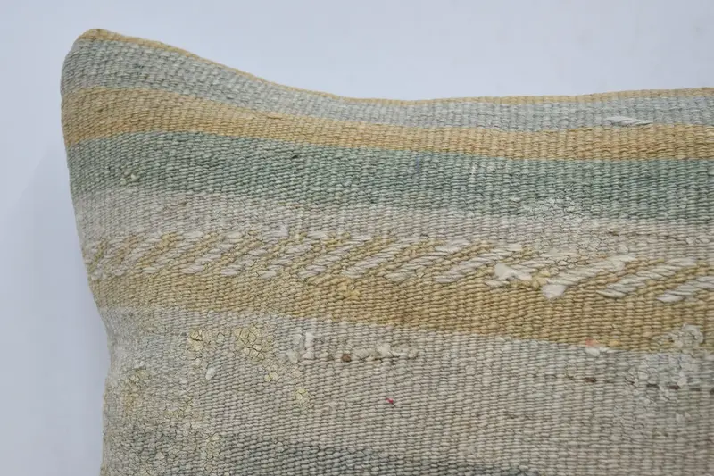 Pillow for Sofa, Chair Pillow Case, 16x24 Green Cushion Case, Gift Pillow, Custom Cushion Case, Boho Pillow, Handwoven Pillow Cover Cushion, Pillow - 2