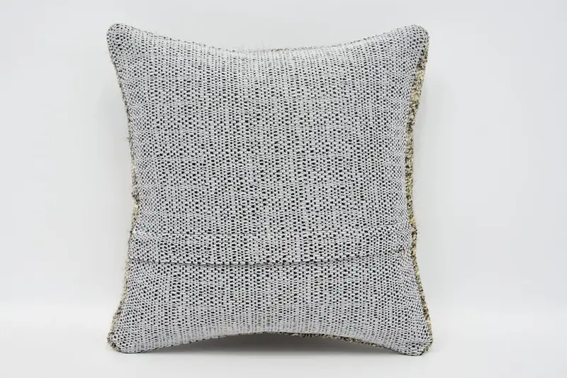 Kilim Cushion Sham, 12x12 Brown Pillow Sham, Pillow Sham, Cotton Cushion Cover, Boho Pillow Sham Cover, Lounge Throw Pillow Cover, Pillow for Couch - 6