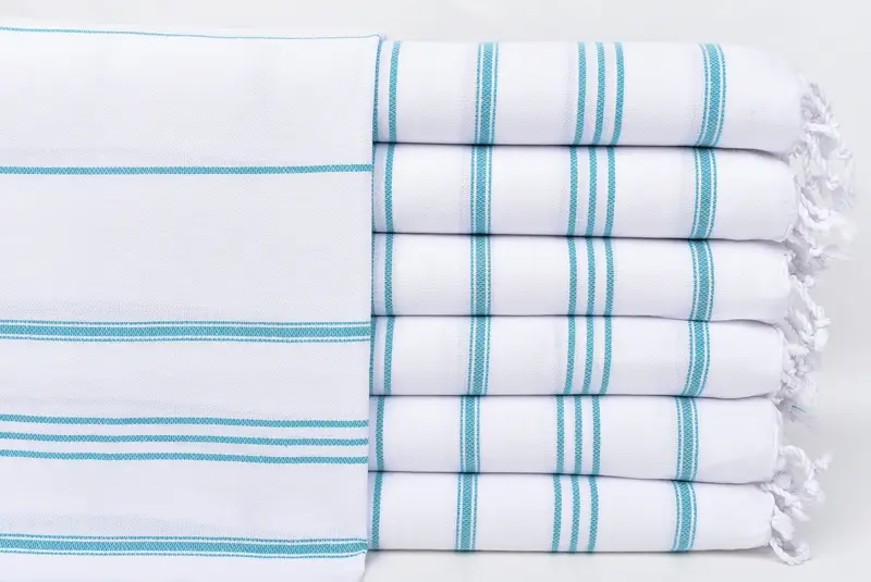 40x24 Pamuklu çizgili havlu, monogramlı el havlu, küçük banyo havlu, Türk havlu monogramı, Türk havlu el havlu, bekarlığa veda hediyeleri - 1