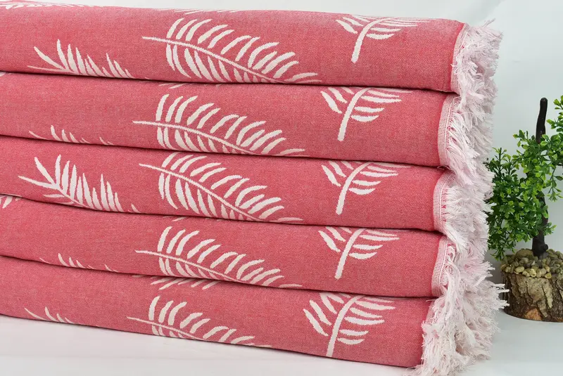 Wedding Favors, Monogram Blanket, Baby Boy Gift, Custom Wedding Gift From Bridesmaid, 88x80 Cotton Floral Patterned Towel, Decorative Blanket - 4