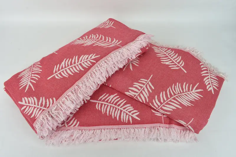Wedding Favors, Monogram Blanket, Baby Boy Gift, Custom Wedding Gift From Bridesmaid, 88x80 Cotton Floral Patterned Towel, Decorative Blanket - 7