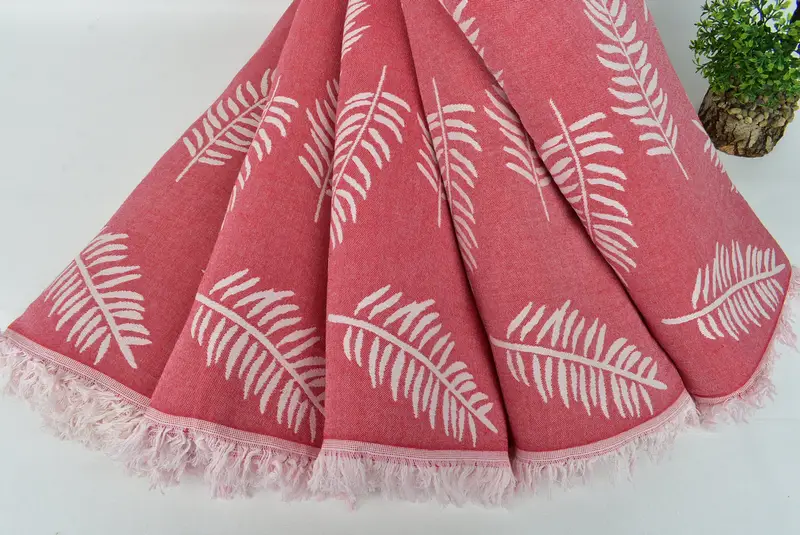 Wedding Favors, Monogram Blanket, Baby Boy Gift, Custom Wedding Gift From Bridesmaid, 88x80 Cotton Floral Patterned Towel, Decorative Blanket - 5