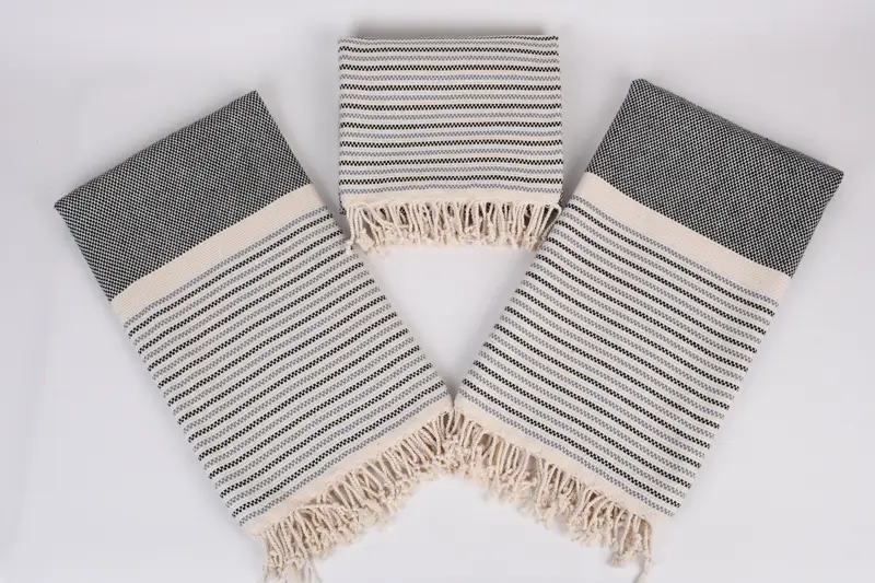 Monogram Turkish Towel, Turkish Towel Beach, Bridal Gifts, Handmade Gift, 70x40 Cotton Geometric Towel, Sand-resistant Turkish towel for travel - 6