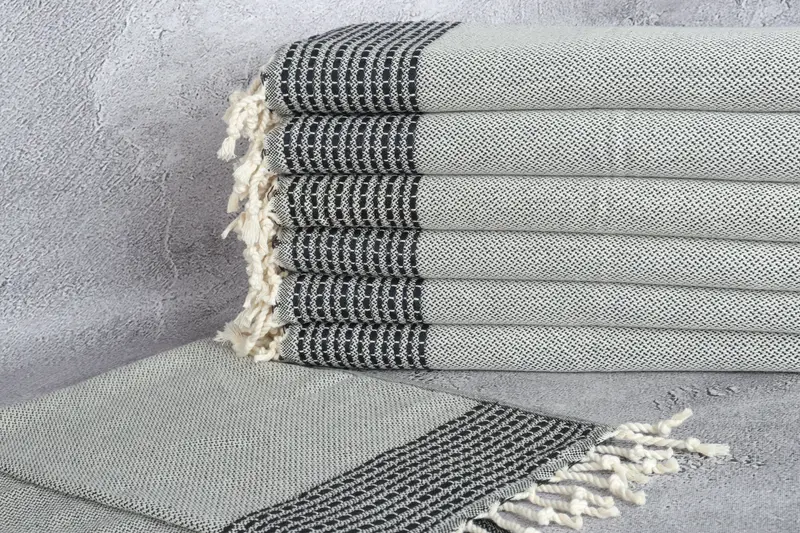 Wedding Gift, Personalized Gifts, Holiday Towel, Gift For Boyfriend, Custom Name Towel, Spa Towel, 40x20 Cotton Striped Towel, Small Bath Towels - 2