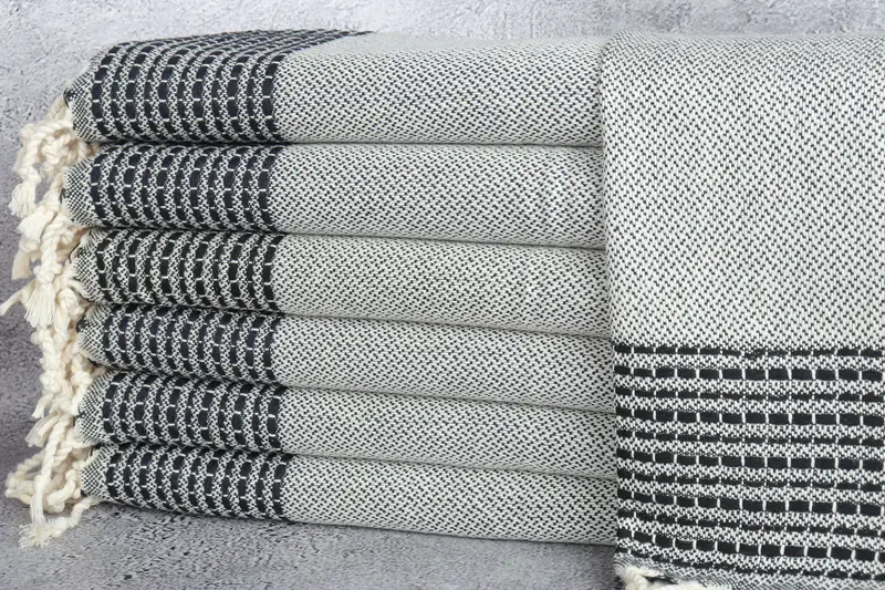 Wedding Gift, Personalized Gifts, Holiday Towel, Gift For Boyfriend, Custom Name Towel, Spa Towel, 40x20 Cotton Striped Towel, Small Bath Towels - 1