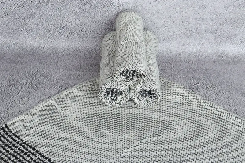 Wedding Gift, Personalized Gifts, Holiday Towel, Gift For Boyfriend, Custom Name Towel, Spa Towel, 40x20 Cotton Striped Towel, Small Bath Towels - 7