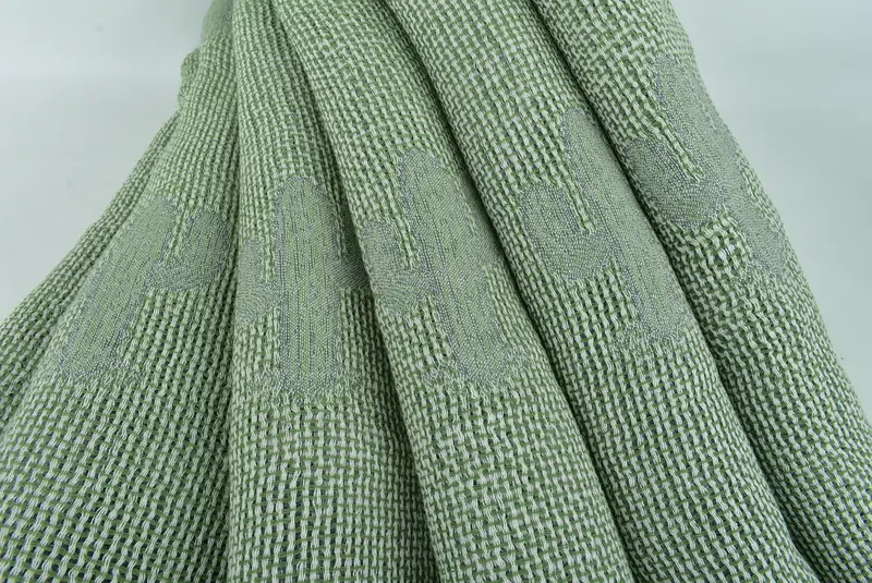 Bachelorette Party Favors, Gift For Best Friend, 50x48 Cotton Cactus Design Towel, Turkish Throw Blanket, Boho Throw Blankets, Decorative Blanket - 6