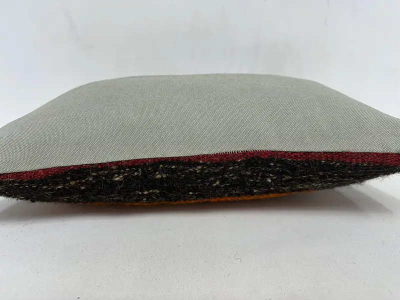 Retro -Kissengehäuse, Vintage -Kissen, Terrassenkissenschein, antike Kissen, Kissenbezug, 12x20 Rote Kissen, Kilimkissen werfen - 7