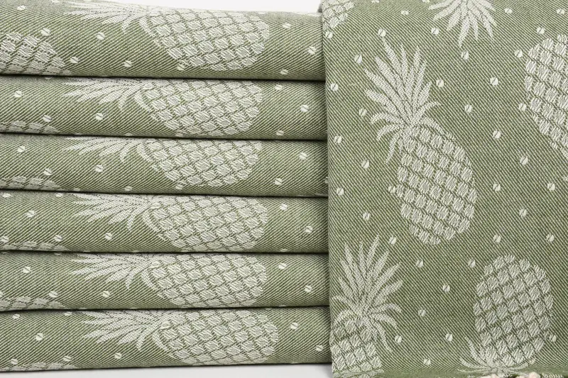 Wedding Shower Gift, Bachelorette Towel, 80x40 Cotton Pineapple Design Towel, Friends Beach Towel, Gift For Her, Turkish towel, Quick-dry peshtemal - 2