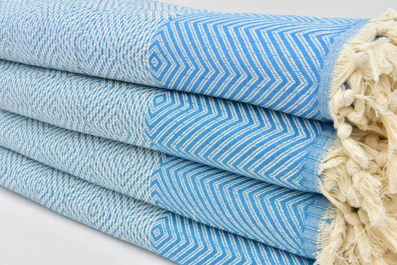 Aesthetic Blanket, House Warming Gift, Tablecloth, Decorative Blanket, Halloween Blanket, Bridesmaid Gifts, 92x80 Cotton Diamond Towel - 7