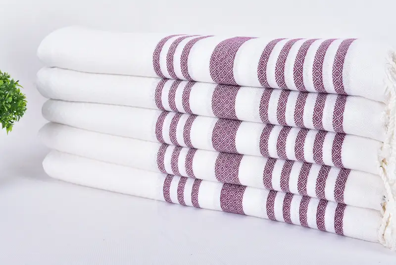 70x40 Cotton Striped Towel, Custom Wedding Gifts, Personalized Turkish Beach Towel, Personalized Gifts, Personalized Gift, Christmas Favors - 3