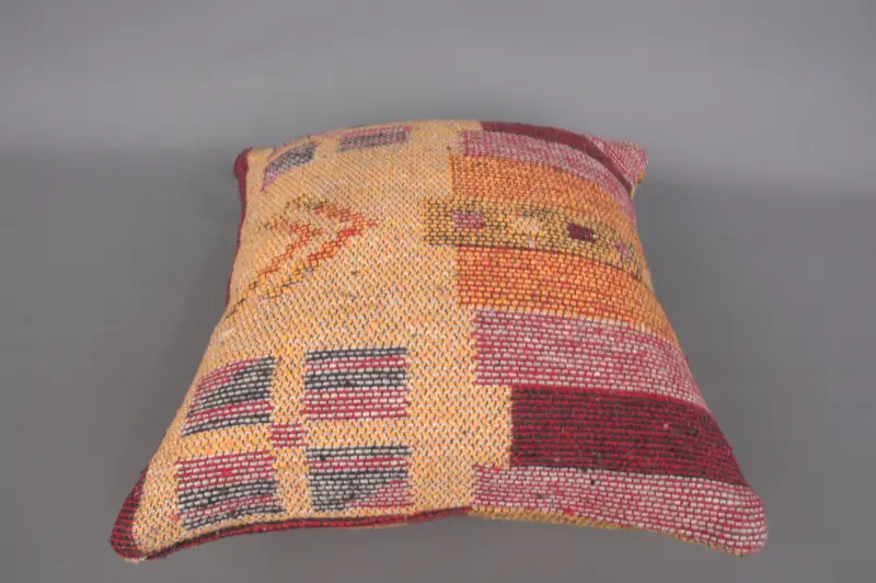 14x14 Red Pillow Case, Cushion Cover, Accent Throw Pillow, Pillow for Sofa, Interior Designer Pillow, Boho Pillow Sham Cover - 2