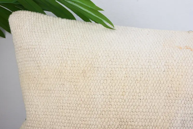 Interior Designer Pillow, Boho Pillow Sham Cover, Retro Throw Cushion Cover, Cushion Case, 12x20 Beige Pillow Case, Turkish Pillow - 2
