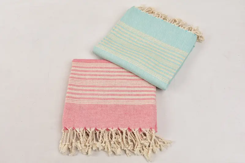 Gift For Him, 70x40 Cotton Striped Towel, Wedding Day Gift For Bride, Eco-friendly Turkish peshtemal towel, Custom Beach Towel, Travel towel - 7
