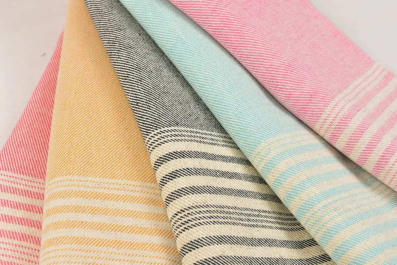 Gift For Him, 70x40 Cotton Striped Towel, Wedding Day Gift For Bride, Eco-friendly Turkish peshtemal towel, Custom Beach Towel, Travel towel - 5