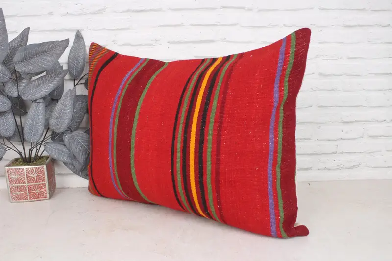 Pillow for Couch, 20x28 Red Pillow Case, Cushion, Interior Designer Pillow, Gift Pillow, Armchair Pillow Sham, Seat Cushion Case - 4