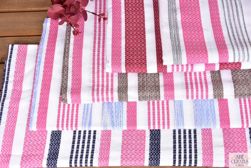 Bridemaids Beach Towel, Turkish Towel Beach Towel, 70x40 Cotton Striped Towel, Grandma Gift, Sand-free towel, Sand-resistant towel, Bridesmaid Gifts - 5