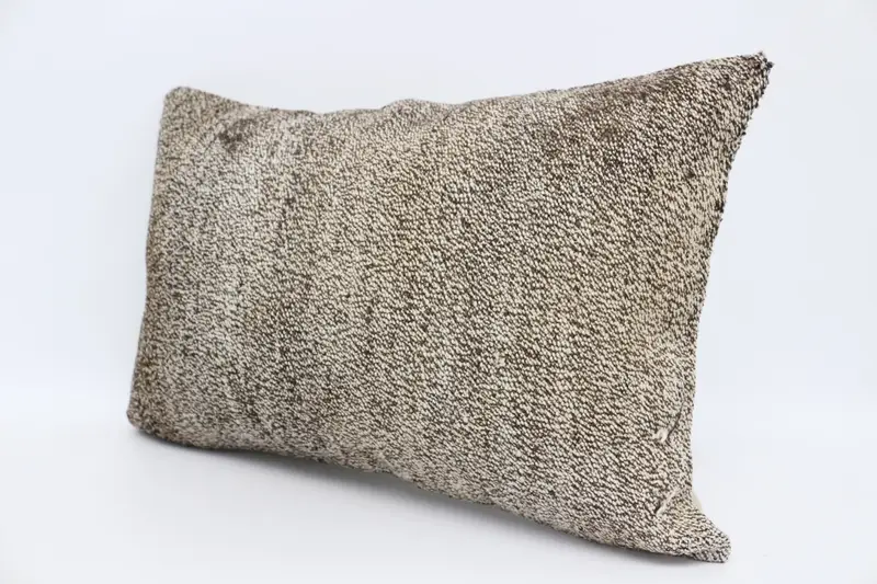 16x24 Brown Pillow Cover, Pillow Sham, Accent Pillow Case, Interior Designer Pillow, Turkish Kilim Pillow, Throw Kilim Pillow, Patio Pillow Case - 4