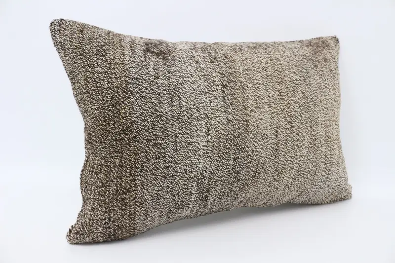 16x24 Brown Pillow Cover, Pillow Sham, Accent Pillow Case, Interior Designer Pillow, Turkish Kilim Pillow, Throw Kilim Pillow, Patio Pillow Case - 3