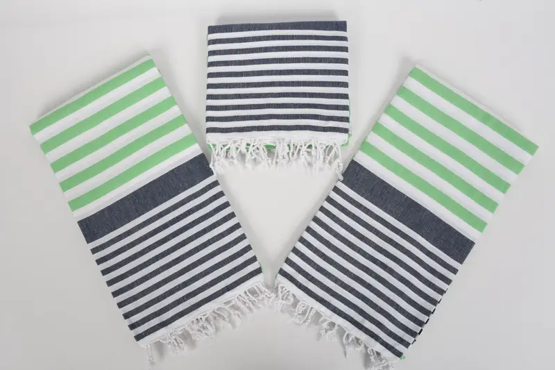Summer Gift Ideas, Bridesmaid Gift, 68x36 Cotton Striped Towel, Handmade Gift, Housewarming Gift, Custom Towel Beach, Custom Beach Towel, Gift Towel - 6