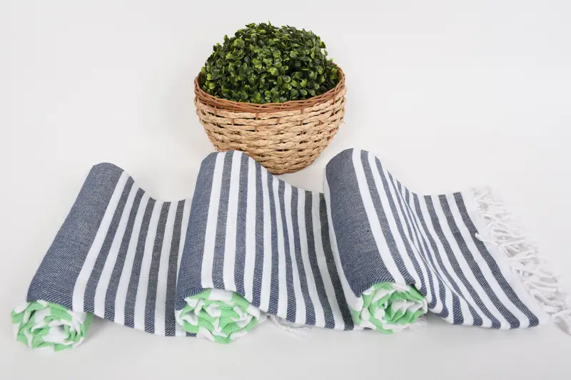 Summer Gift Ideas, Bridesmaid Gift, 68x36 Cotton Striped Towel, Handmade Gift, Housewarming Gift, Custom Towel Beach, Custom Beach Towel, Gift Towel - 8