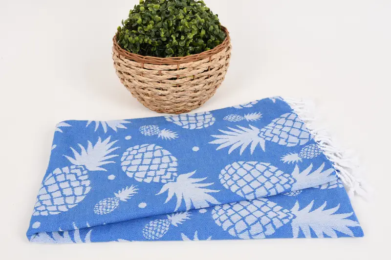 Bachelorette Party Gifts, Gift For Bride, 70x36 Cotton Pineapple Design Towel, Hammam Towel USA, Soft towel, Quick-dry towel, Custom Towel Beach - 4
