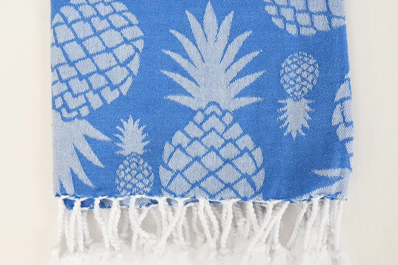 Bachelorette Party Gifts, Gift For Bride, 70x36 Cotton Pineapple Design Towel, Hammam Towel USA, Soft towel, Quick-dry towel, Custom Towel Beach - 3