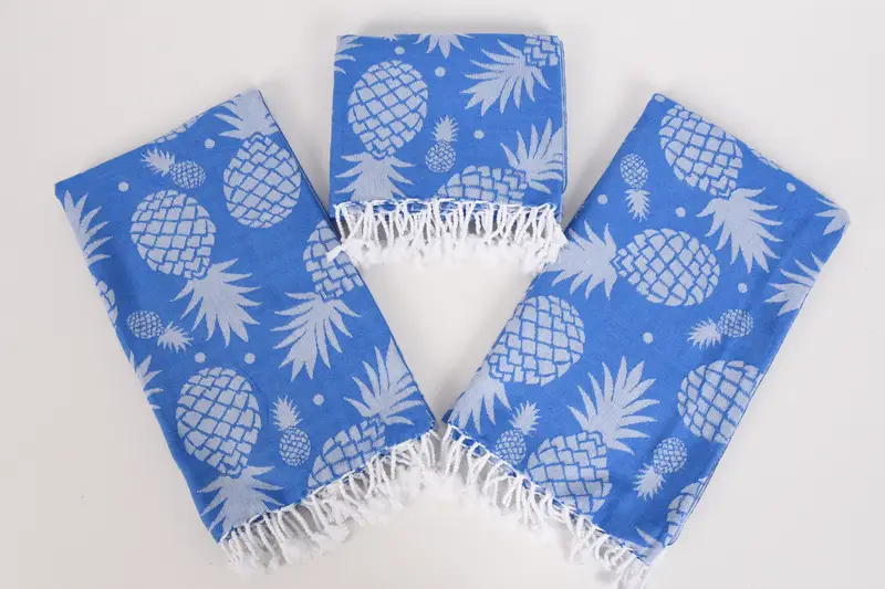 Bachelorette Party Gifts, Gift For Bride, 70x36 Cotton Pineapple Design Towel, Hammam Towel USA, Soft towel, Quick-dry towel, Custom Towel Beach - 6