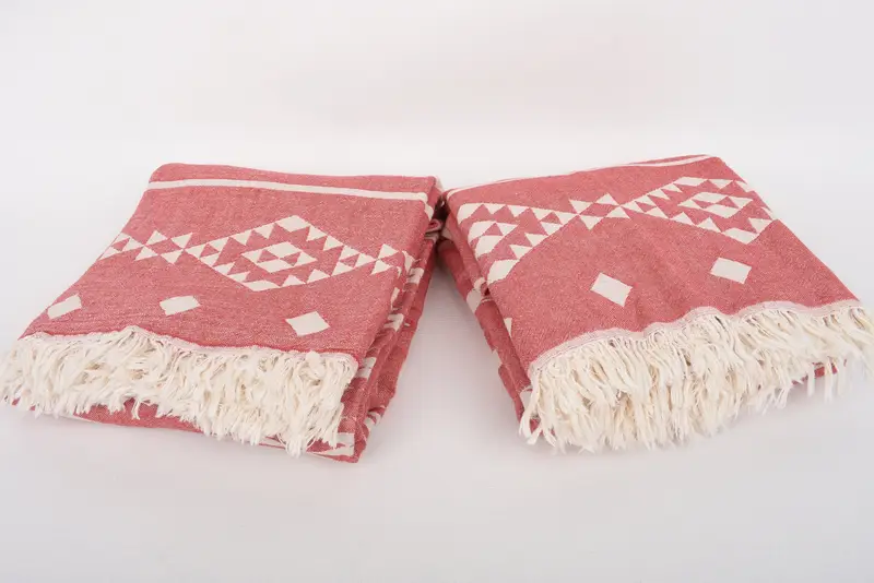 70x60 Cotton Geometric Towel, Bachelorette Gifts, Employee Gifts, Boho Throw Blankets, Tablecloth, Best Wedding Gift, Beach Theme Bachelorette Party - 7