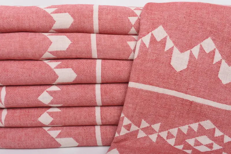 70x60 Cotton Geometric Towel, Bachelorette Gifts, Employee Gifts, Boho Throw Blankets, Tablecloth, Best Wedding Gift, Beach Theme Bachelorette Party - 3