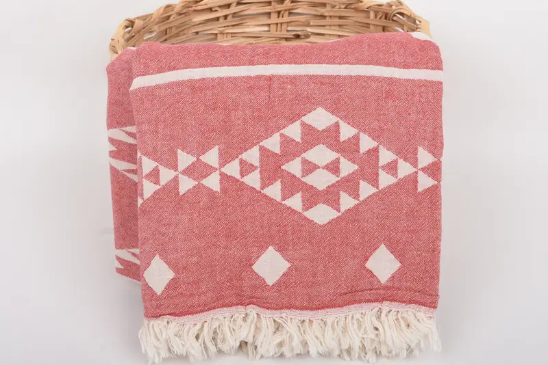 70x60 Cotton Geometric Towel, Bachelorette Gifts, Employee Gifts, Boho Throw Blankets, Tablecloth, Best Wedding Gift, Beach Theme Bachelorette Party - 6
