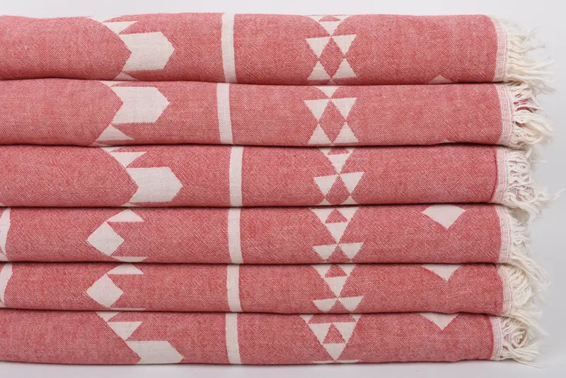 70x60 Cotton Geometric Towel, Bachelorette Gifts, Employee Gifts, Boho Throw Blankets, Tablecloth, Best Wedding Gift, Beach Theme Bachelorette Party - 4