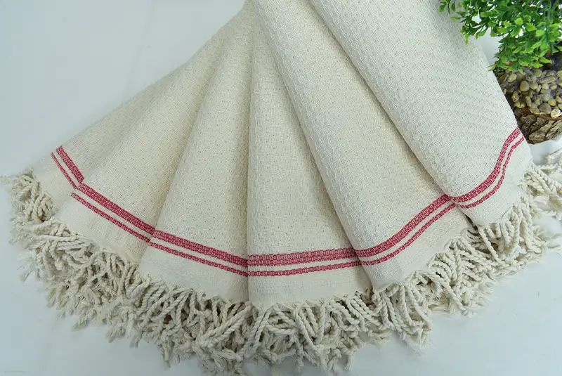 68x36 Cotton Striped Towel, Custom Beach Towel, Organic Cotton Towel, Personalized Gift For Him, Absorbent Turkish towel, Wedding Favors - 4